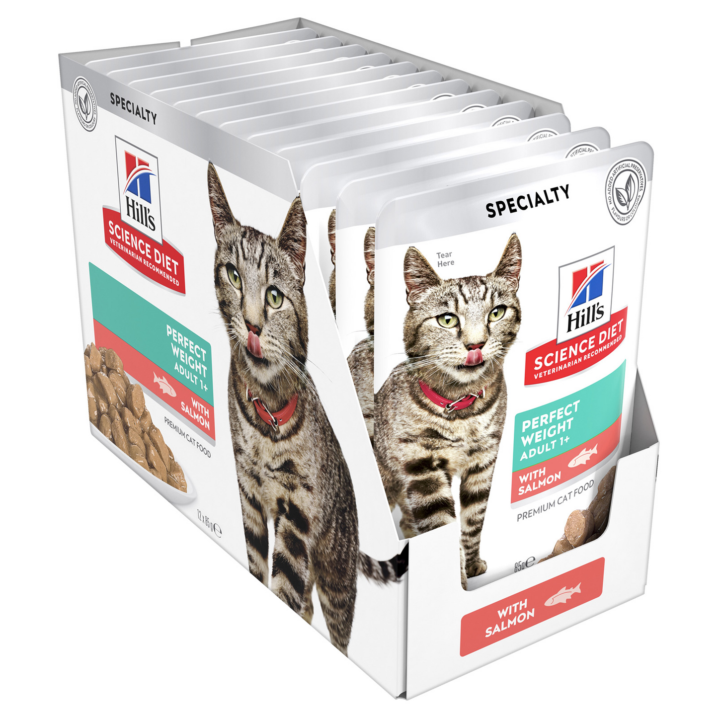HILLS Science Diet Perfect Weight Salmon Adult Wet Cat Food