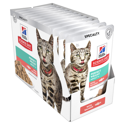 HILLS Science Diet Perfect Weight Salmon Adult Wet Cat Food