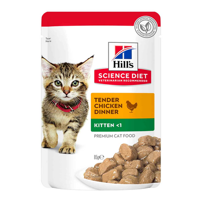 HILLS Science Diet Tender Chicken Dinner Kitten Wet Cat Food
