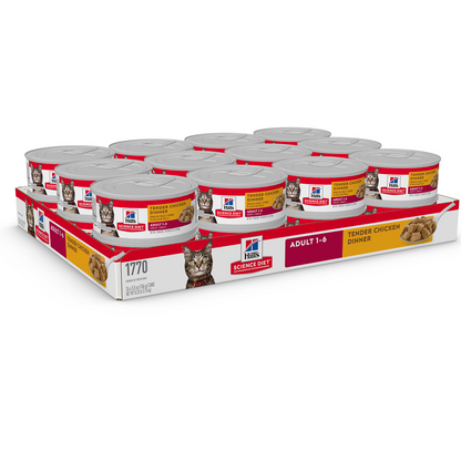 HILLS Science Diet Tender Chicken Dinner Adult Wet Cat Food