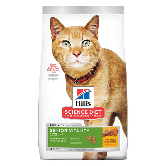 HILLS Science Diet Youthful Vitality Mature 7+ Dry Cat Food 2.72kg