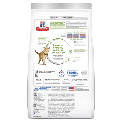 HILLS Science Diet Youthful Vitality Mature 7+ Dry Cat Food 2.72kg