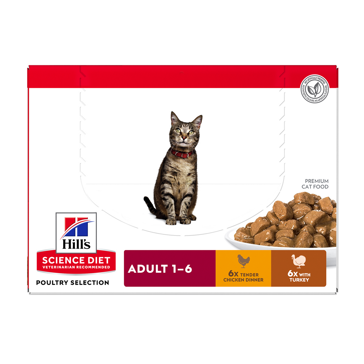 HILLS Science Diet Poultry Selection Variety Adult Wet Cat Food 85G x 12