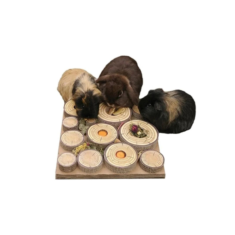 ROSEWOOD Maze A Log Treat Challenge Small Animal Activity Toy