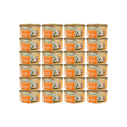 TRILOGY Farm Raised Chicken in Bone Broth Adult Canned Cat Food