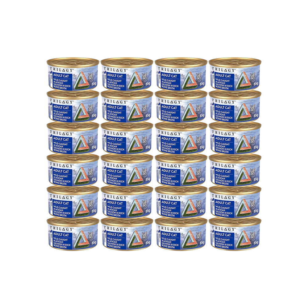 TRILOGY Wild Caught Salmon in Bone Broth Adult Canned Cat Food
