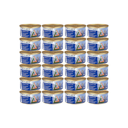 TRILOGY Wild Caught Salmon in Bone Broth Adult Canned Cat Food