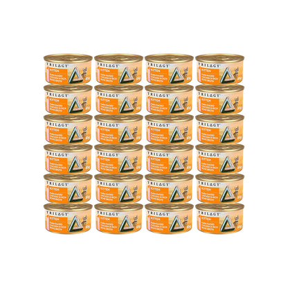 TRILOGY Farm Raised Chicken in Bone Broth Kitten Canned Cat Food