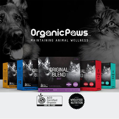 ORGANIC PAWS Original Blend Beef Raw Pet Food 2.2kg