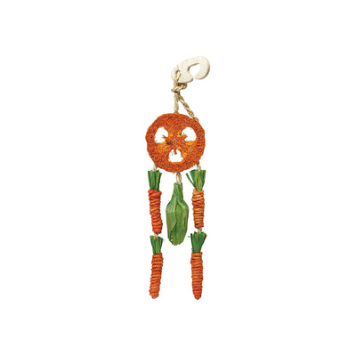 ROSEWOOD Carrot Dream Catcher Small Animal Activity Toy
