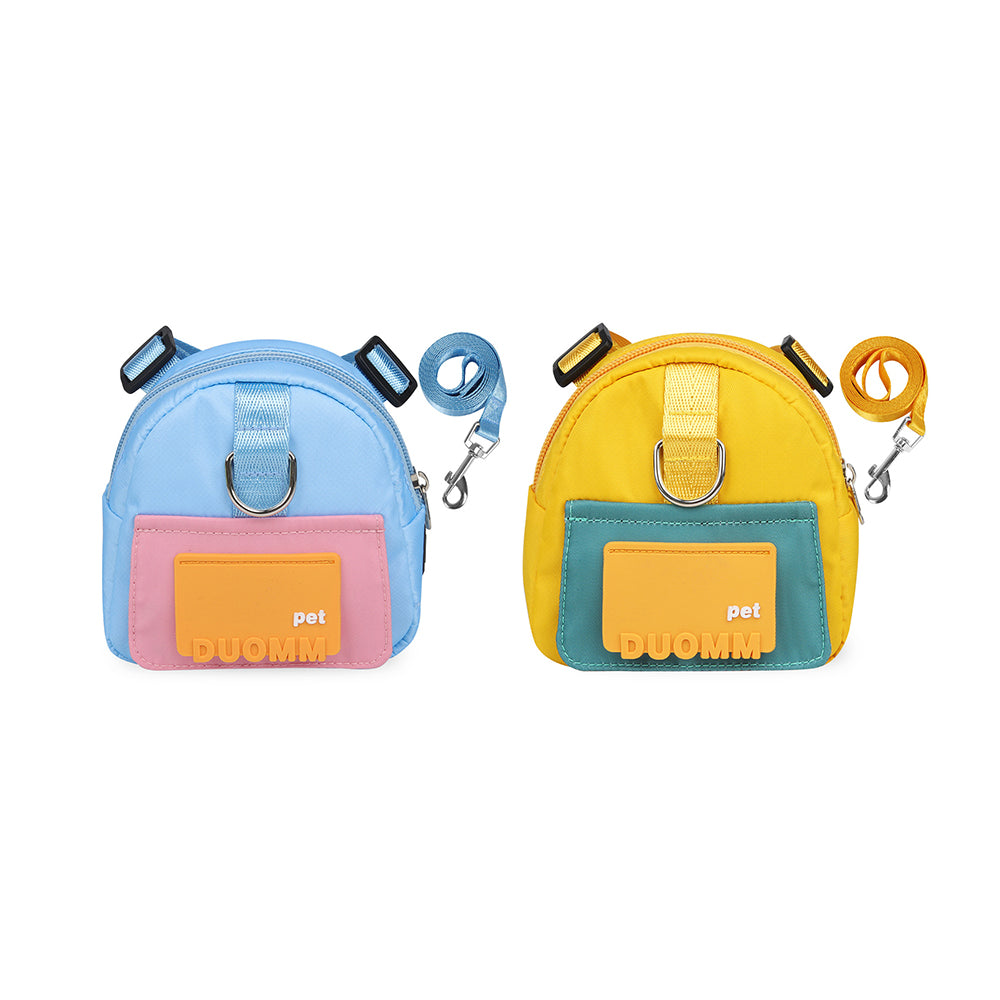 Pet Backpack Carrier with Harness & Leash Set | Escape Proof | Cats & Dogs