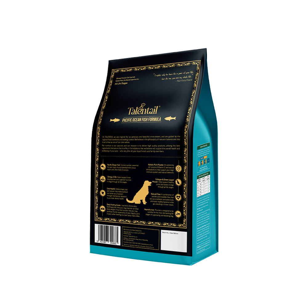 TALENTAIL Ultimate Pacific Ocean Fish Dog Food for All Life Stages