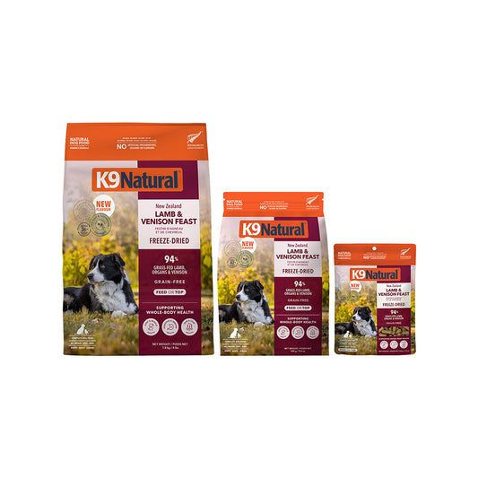 K9 NATURAL Lamb & Venison Freeze Dried Dog Food