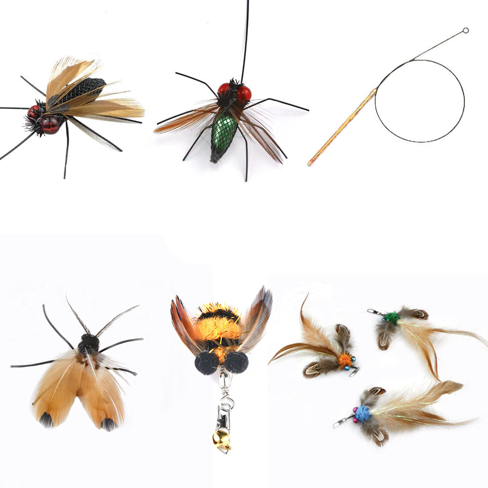 Wire Teasing Cat Rod And Replacement Head Accessories – Petso