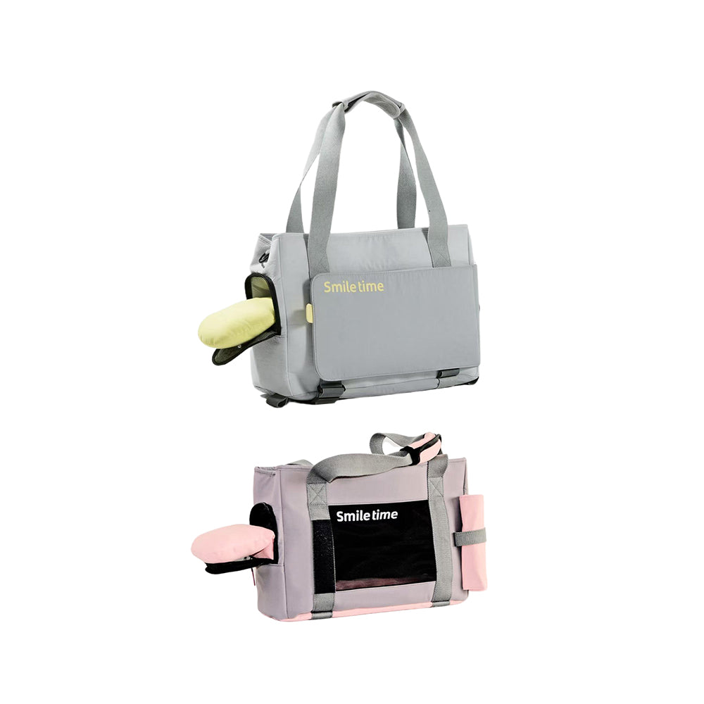 SMILE TIME Ergonomic Head-Out Pet Carrier 40x25x17.5cm