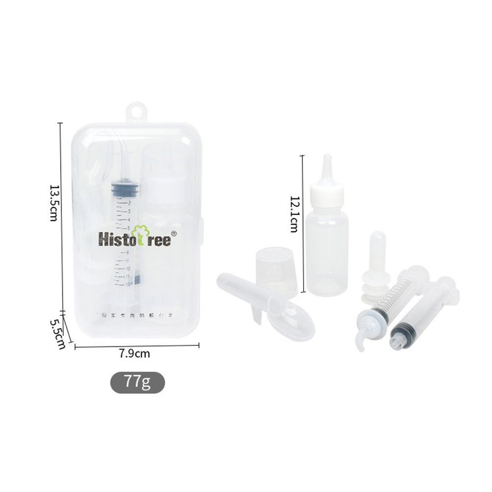 Pet Feeding Bottle Set – Newborn Puppy & Kitten Nursing Kit (PVC Storage Case)