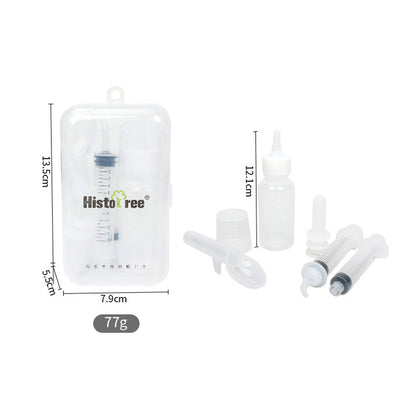 Pet Feeding Bottle Set – Newborn Puppy & Kitten Nursing Kit (PVC Storage Case)