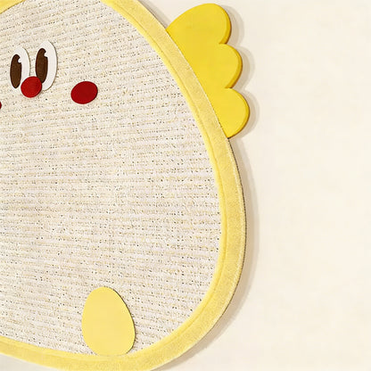 Sisal Wall-Mounted Cat Scratching Pad - Heavy Duty Anti-Shed Design (Velcro Fixing)