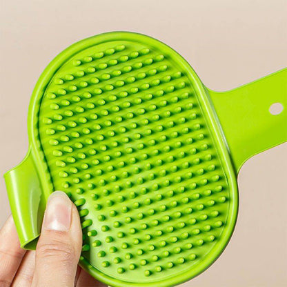 Silicone Cat Self Groomer – Corner & Furniture Mount Brush 1Pcs Random