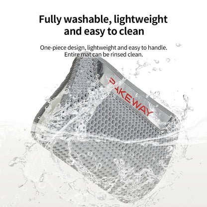 PAKEWAY Cat Litter Mat with Non-Slip Washable 69x51cm