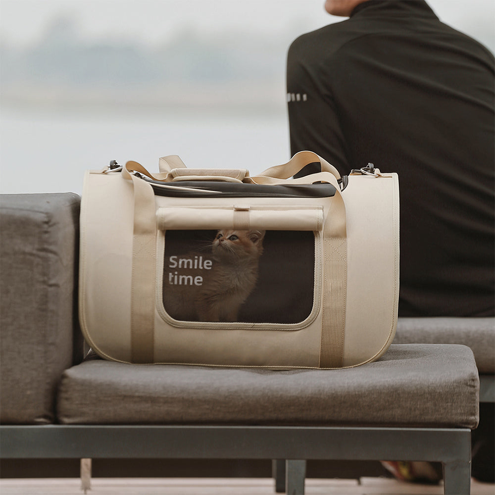 SMILE TIME Amber Autumn Pet Carrier - Large 52.5x29x30cm
