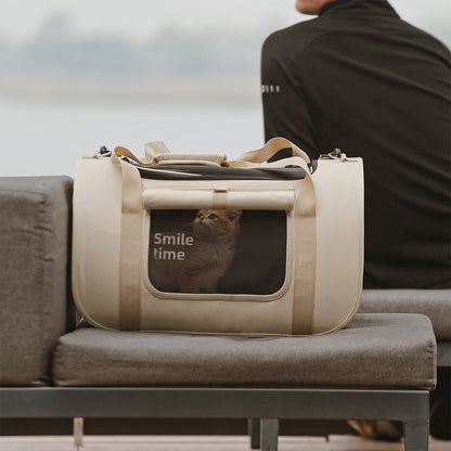 SMILE TIME Amber Autumn Pet Carrier - Large 52.5x29x30cm