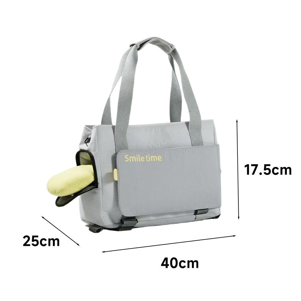 SMILE TIME Ergonomic Head-Out Pet Carrier 40x25x17.5cm