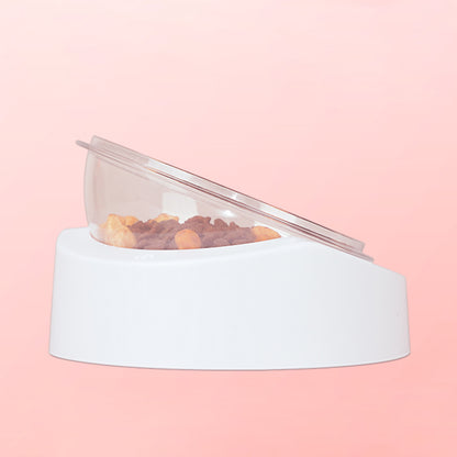 Tilted Cat Feeding Bowl-Neck Relief Design for Comfortable Eating