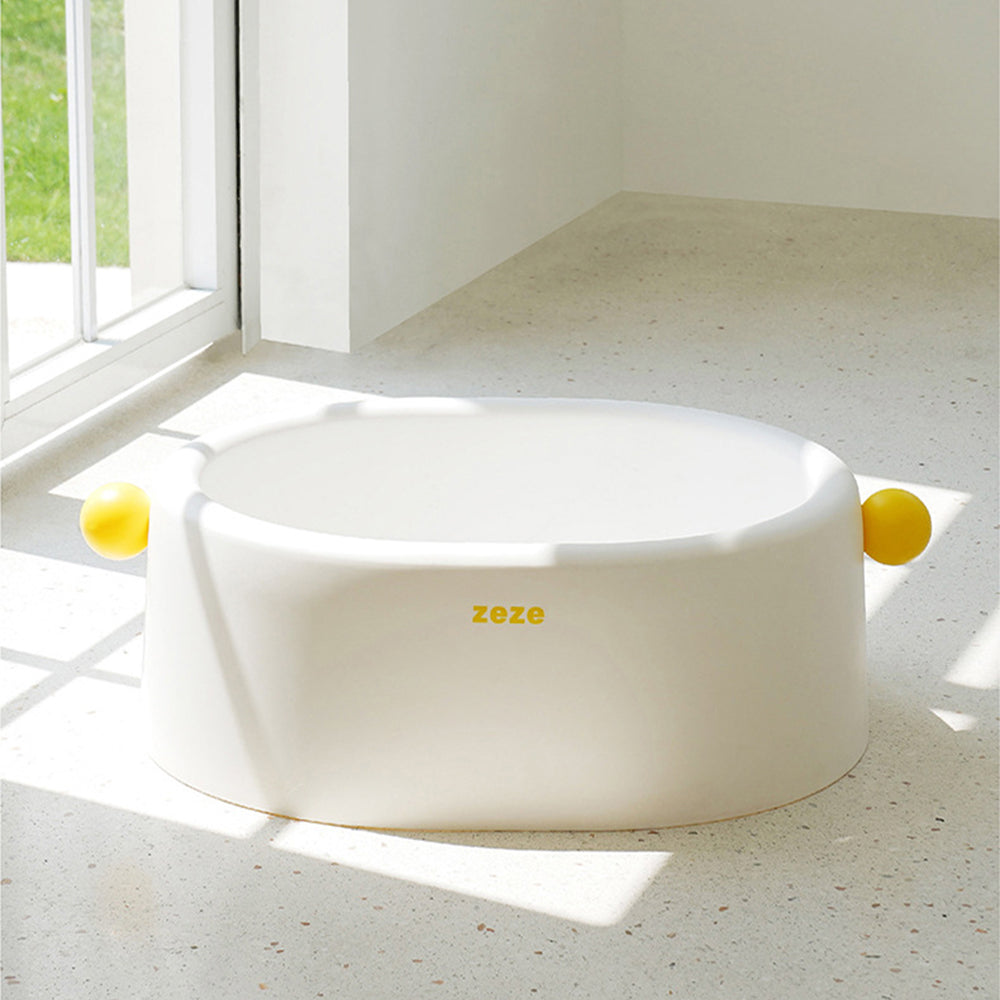 ZEZE Large Open Cat Litter Box