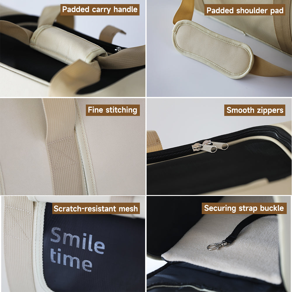 SMILE TIME Amber Autumn Pet Carrier - Large 52.5x29x30cm