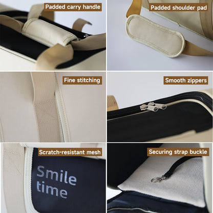 SMILE TIME Amber Autumn Pet Carrier - Large 52.5x29x30cm