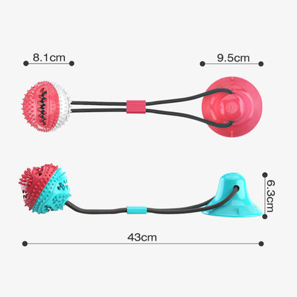 Strong Suction & Durable Dispensing Interactive Dog Toy 1Pcs Random