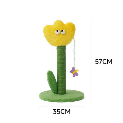 ZEZE Tulip Cat Tree Scratching Post