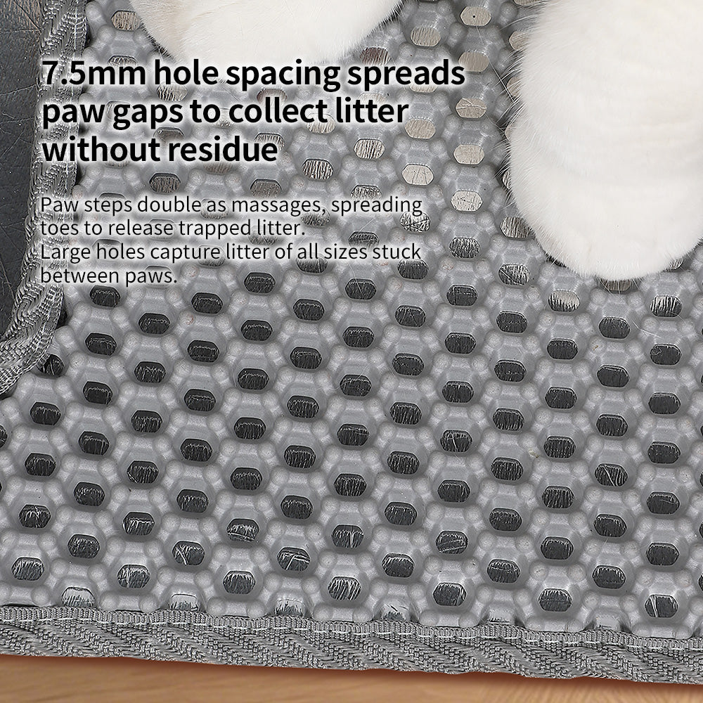 PAKEWAY Cat Litter Mat with Non-Slip Washable 69x51cm