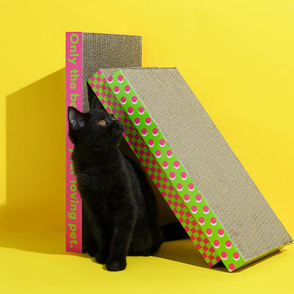 ZEZE 3-in-1 Cat Scratcher – Large Corrugated Cardboard