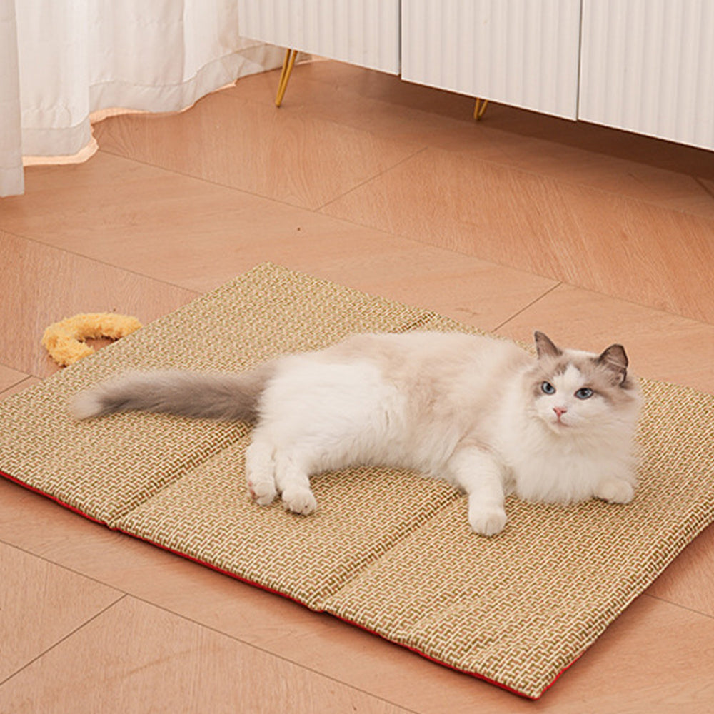 Reversible Cooling Pet Mat – Waterproof Non-Slip All-Season Bed Pad