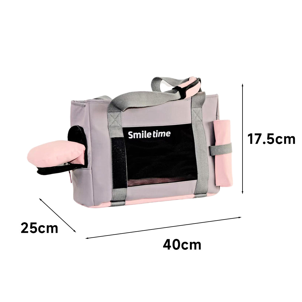 SMILE TIME Ergonomic Head-Out Pet Carrier 40x25x17.5cm