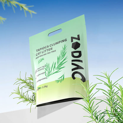 ZODIAC Advanced Clumping Cat Litter – Tofu Mix With Puffed Tapioca - Tea Tree