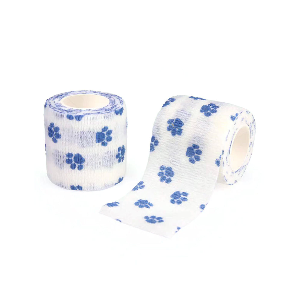 Pet Self-Adhesive Bandage – Vet Wrap Cohesive No-Glue for Cats & Dogs