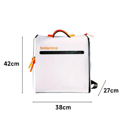 SMILE TIME Dove Grey Foldable Backpack Pet Carrier 38x27x42cm