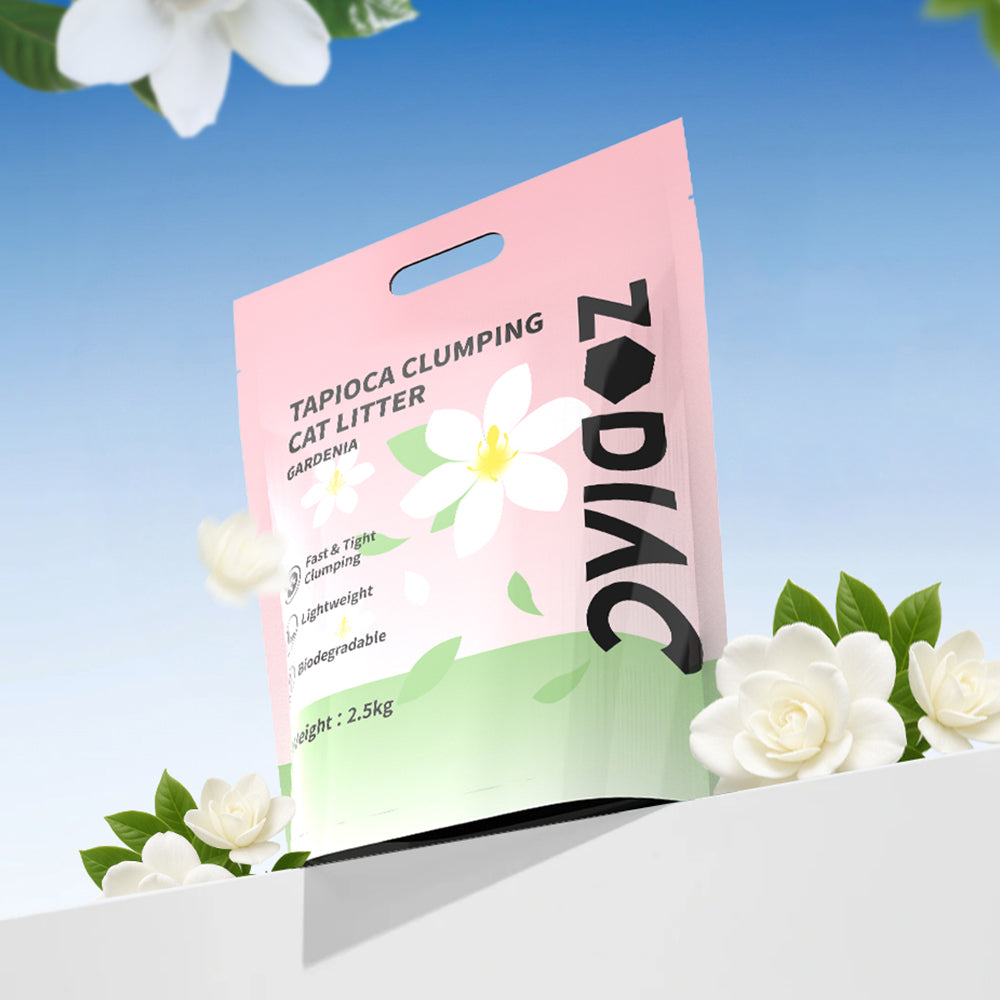 ZODIAC Advanced Clumping Cat Litter – Tofu Mix With Puffed Tapioca - Gardenia