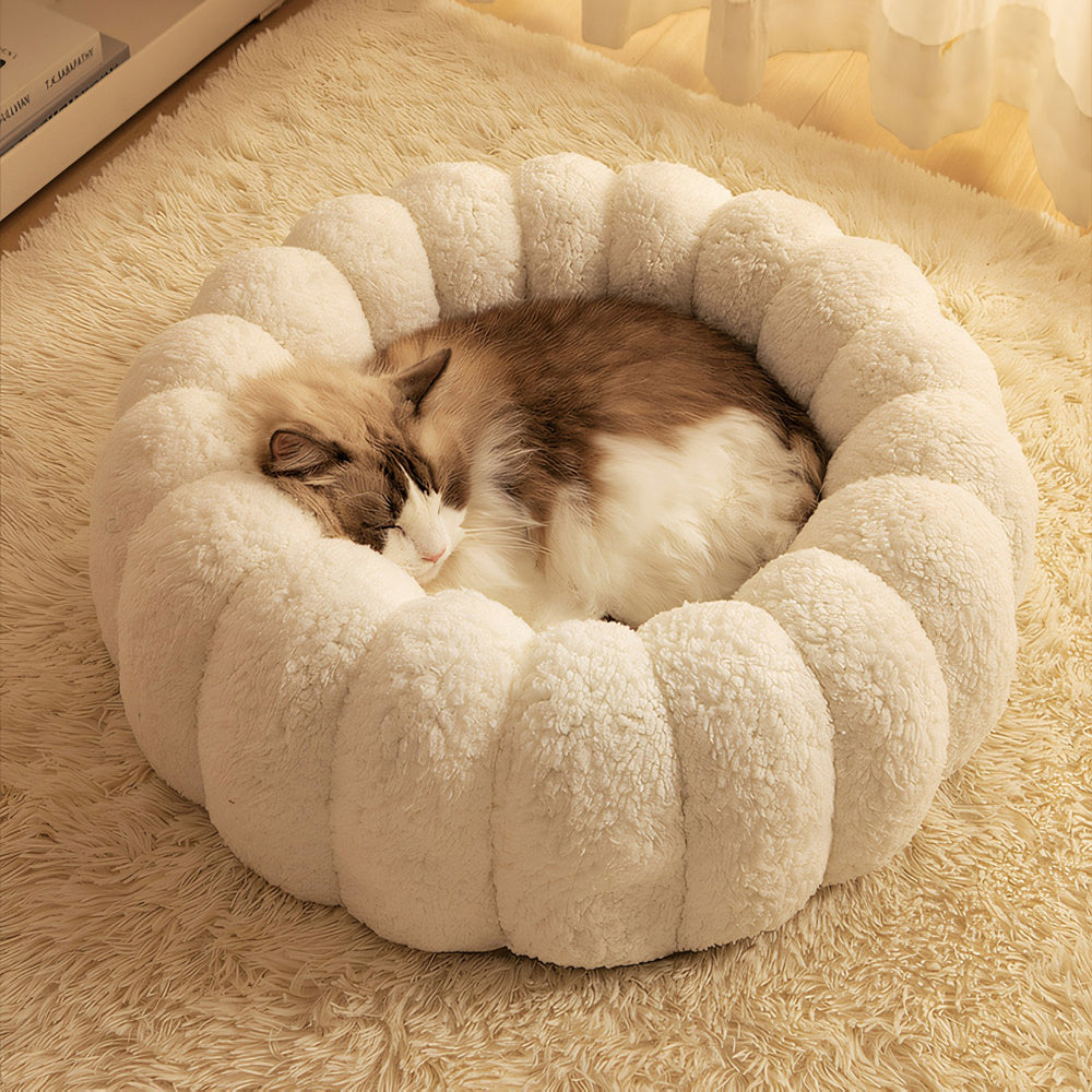 Cat Bed | Cozy Soft Deep Sleep Nest All Season