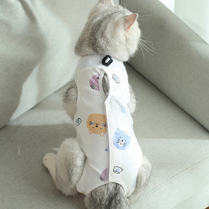 Cartoon Cat Pet Clothes - Random Shipment