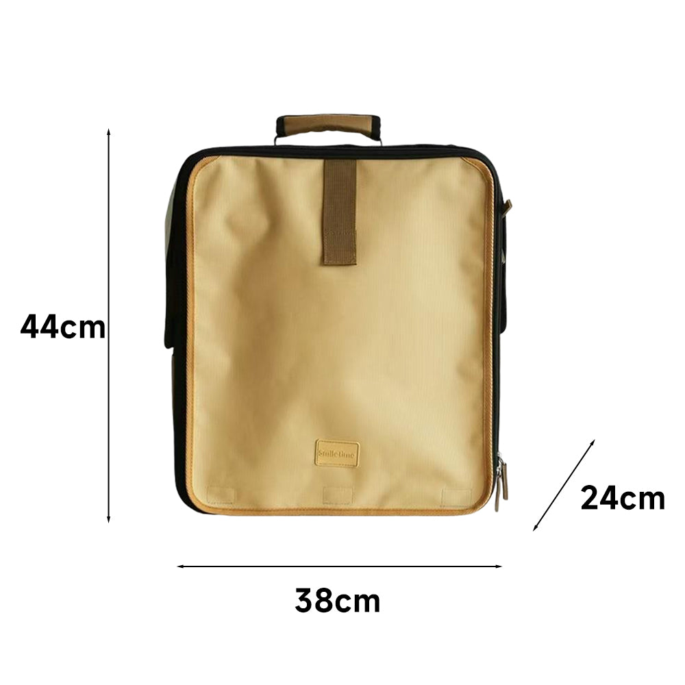SMILE TIME Privacy Pro Tri-Shade Pet Travel Carrier 38x24x44cm