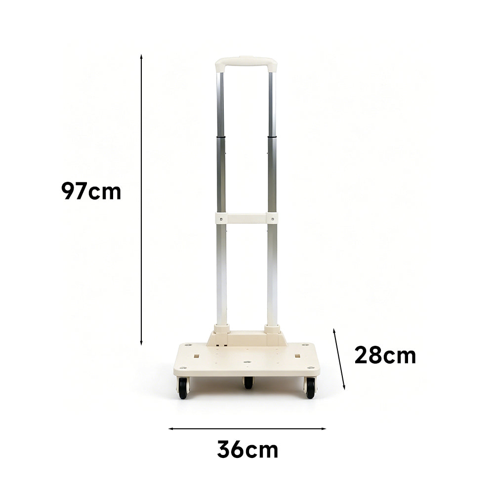 SMILE TIME Glide Pet Carrier Trolley 36x28x97cm