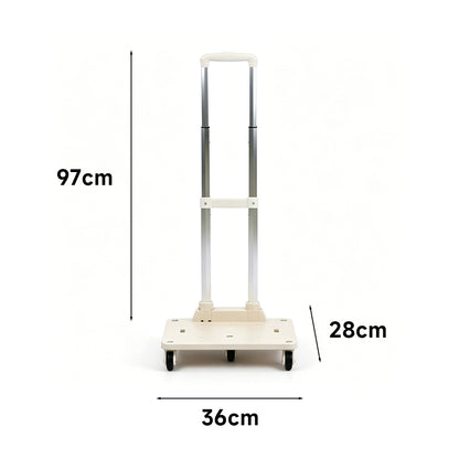 SMILE TIME Glide Pet Carrier Trolley 36x28x97cm
