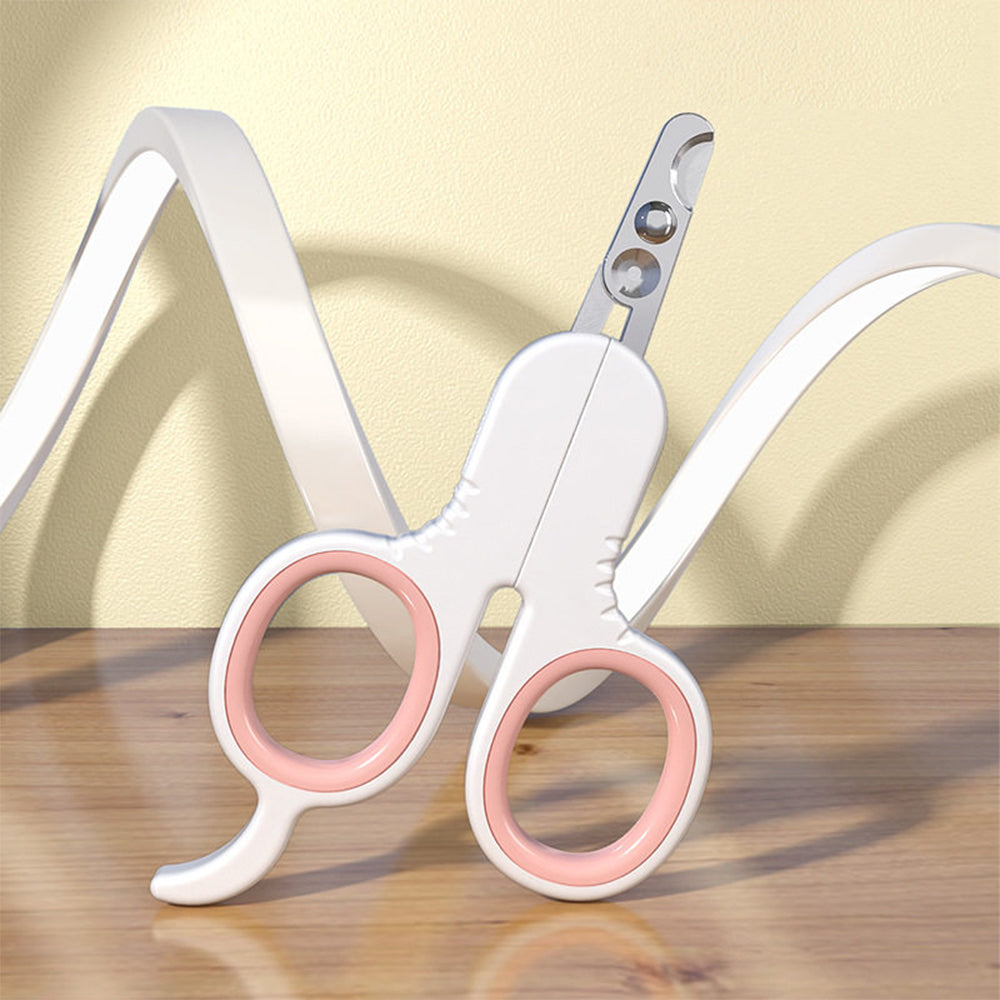 PAKEWAY Large Pink Cat Nail Clipper (with Flat Head) Cat Grooming
