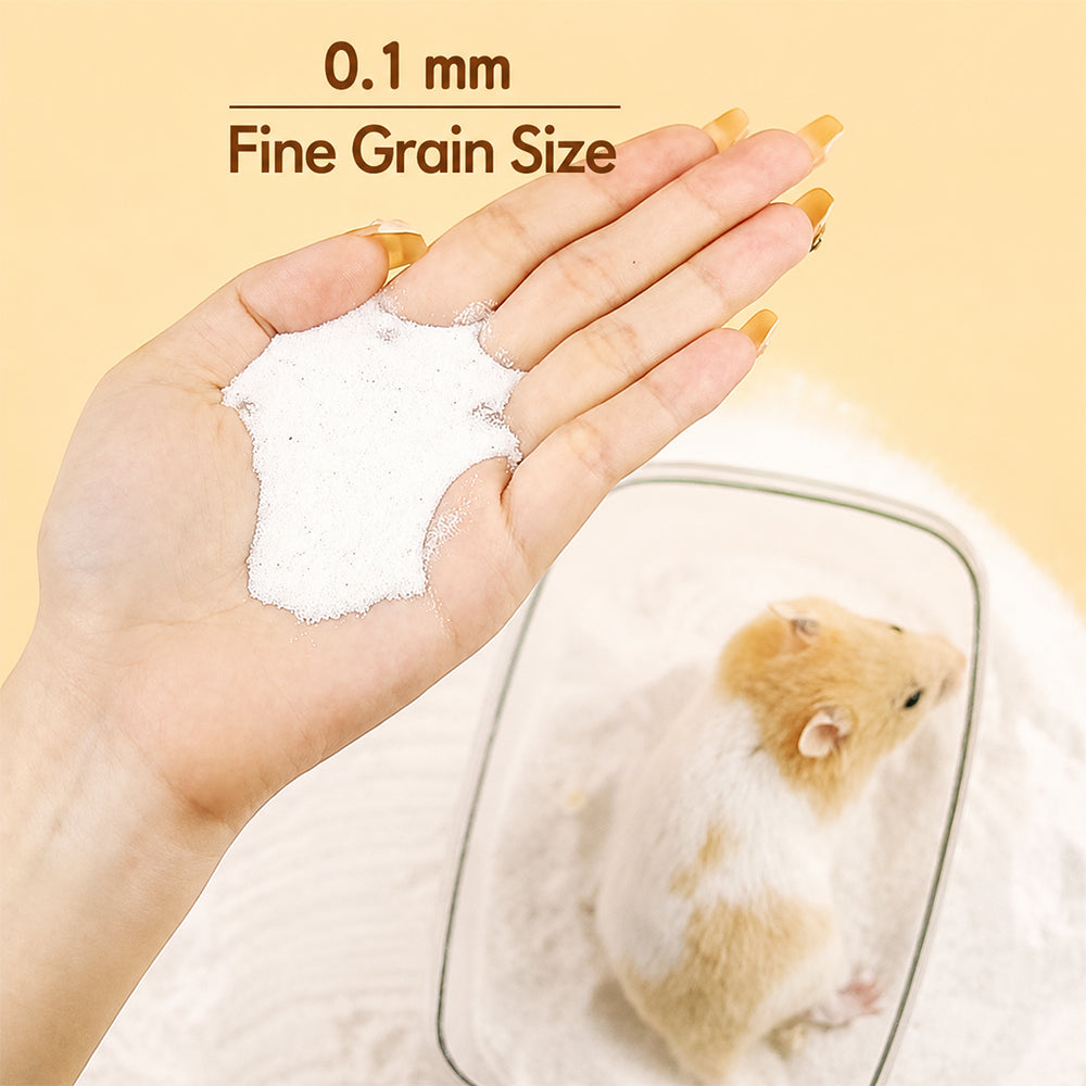 Small Pet Bath Sand – Natural Dust Bath 500g