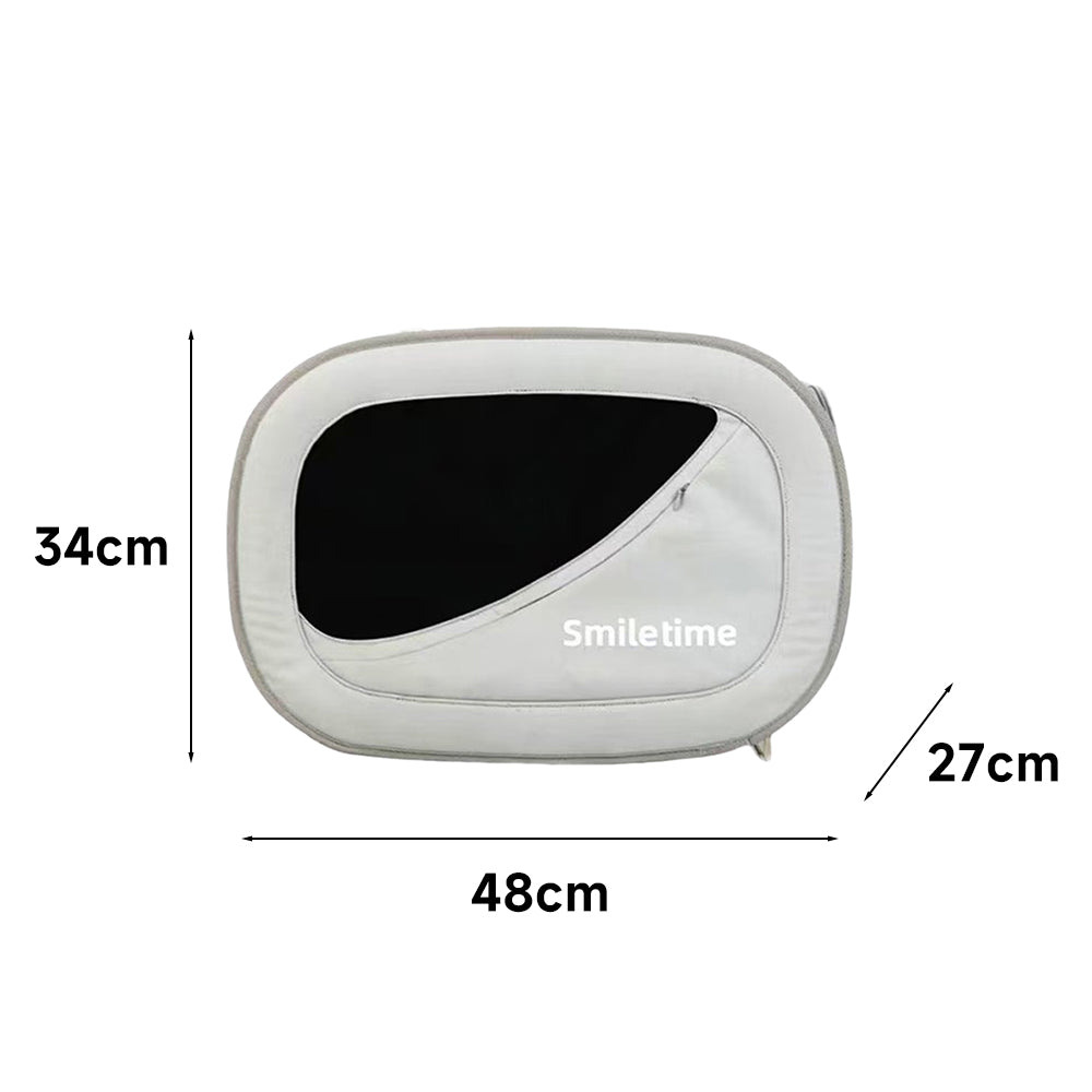 SMILE TIME Modern Grey Pet Carrier 48x27x34cm