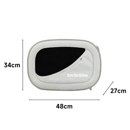 SMILE TIME Modern Grey Pet Carrier 48x27x34cm